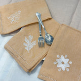 Thread Embroidered Table Napkin Set | 3 designs