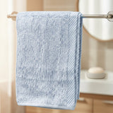 Ultra-Soft Bamboo hand Towels (Set of 2) | Sensitive Skin Special | Pastel Blue | front view
