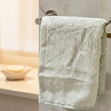 Ultra-Soft Bamboo hand Towels (Set of 2) | Sensitive Skin Special | Sage Green | front shot