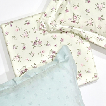 Vintage Flora 400TC Cotton Sateen Bedsheet Set top view