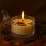 Vintage Oudh Scented Soy Wax Candle | full view