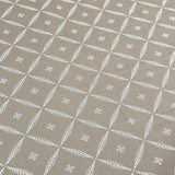 brown double lace king size bedsheet | print focus view