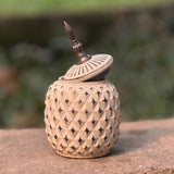 ceramic ginger vase jar | front view