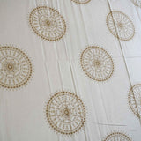 coffee mandala motif 600tc cotton bedsheet | focus view