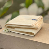 cream bamboo cotton, quick dry and absorbent | front view