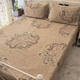designer knitted bedcover set | overall view