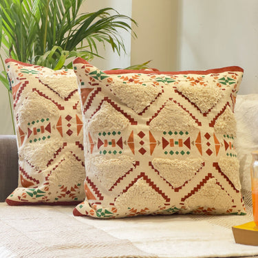 geometric tufted cushion cover | Overall View 