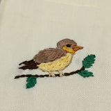 handmade embroidery dining set of 6 | embroidery detail view