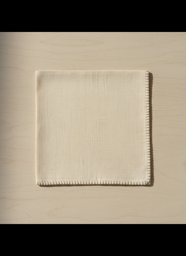 handmade embroidery dining set of 6 | napkin view
