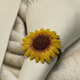 handmade embroidery dining set of 6 | ring view