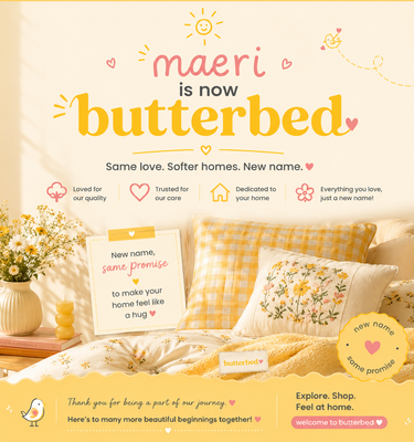 maeri is now butterbed | mobile view