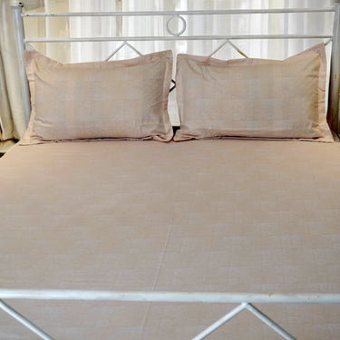 pink super soft cotton bedsheet | front view