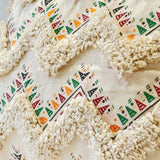 printed tufted cushion cover | Close View